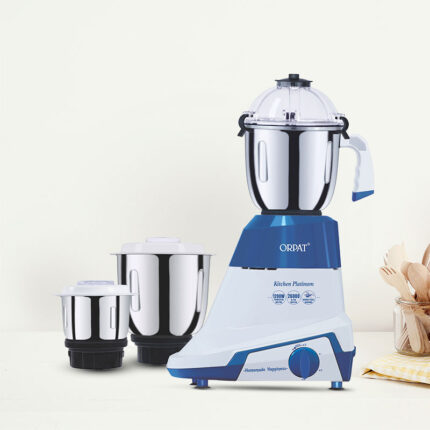 Kitchen Platinum Mixer Grinder – 1200 W – Blue