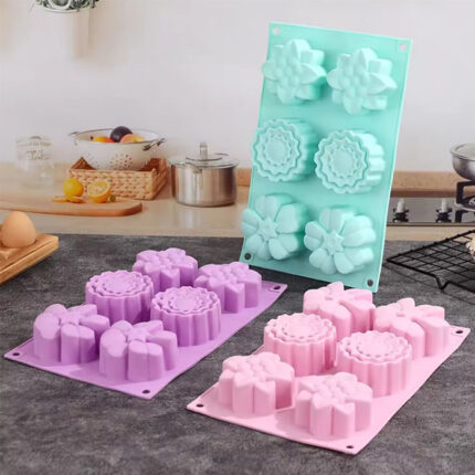Baking Cake Moulds Manual Silicone Molds for Rose Soaps