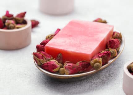 Rose soap base