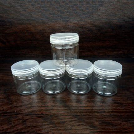 50 gm empty plastic pet jar,plastic food container food grade sample box 25 piece pack