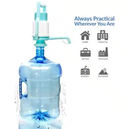 Plastic Water Bottle Manual Pump with Handle(size Medium)