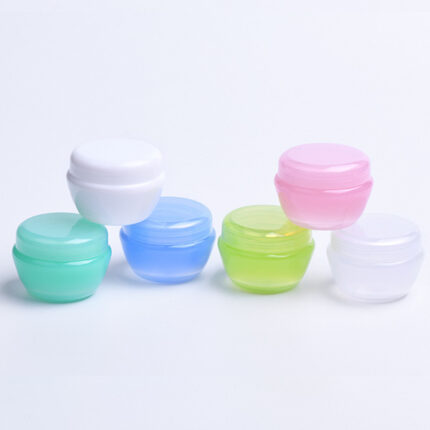 15gm thai Plastic empty Cream box for Cosmetics Multi-Colored Container Set