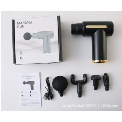 Popular Electric Mini Fascia Gun Fully Automatic Fitness Relaxation Muscle Massager Rechargeable Cervical Spine Massage