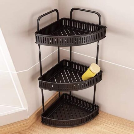 3 Layer Bathroom Corner Rack, Corner Bathroom Organizer, Bathroom Corner Shelf Rack - High Quality Metal & Finish