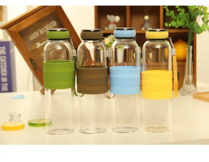 Borosilicate Glass Water Bottle 500ml