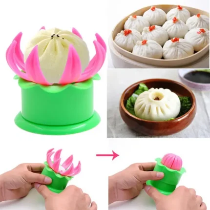 Momos Maker Mould Shapes Plastic Dumpling Maker Dough Press Steamed Stuffed Bun Making Mold Cooking Tool