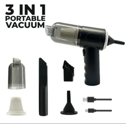 Portable Handheld Wireless Car and Household Vacuum Cleaner - Compact Design with Powerful